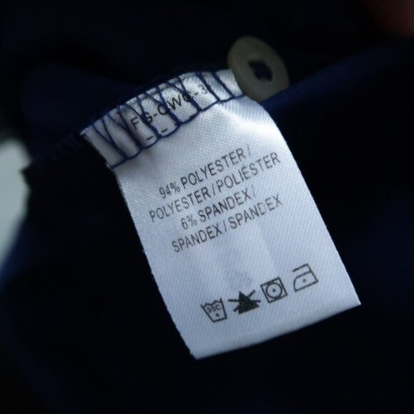 Peter Millar Navy Blue F&G Tech Providence Stretch Polo (XL)* - Picture 4 of 7